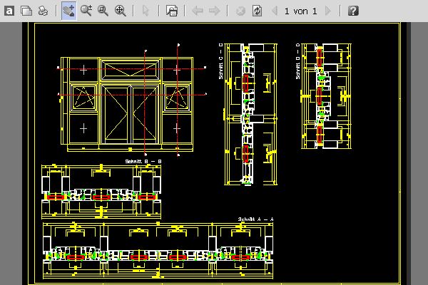 AutoCAD DWG WICONA WICTEC 50