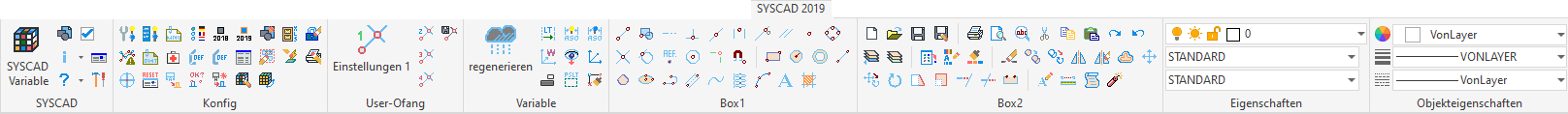 Ribbon SYSCAD