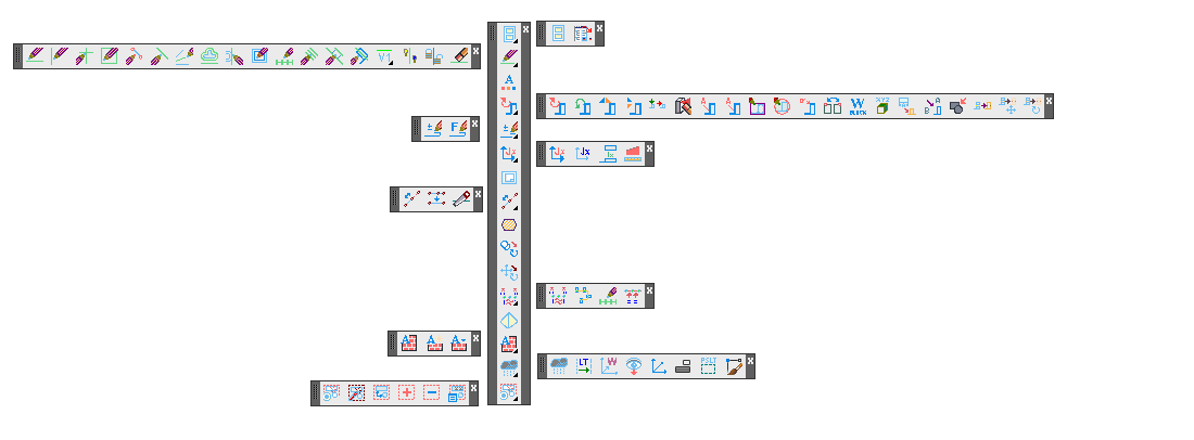 Werkzeugkasten SYSCAD-Zeichnen